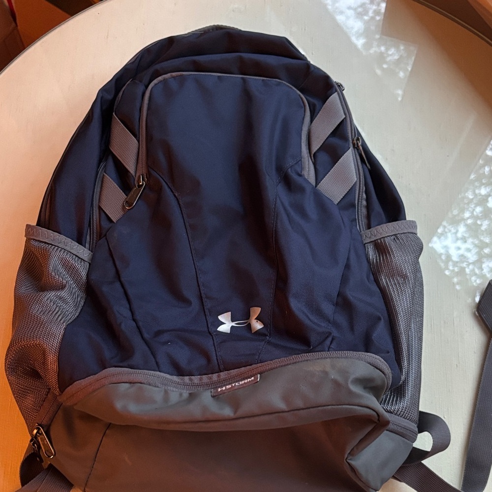 Under Armour Blue and Gray Men's Backpack